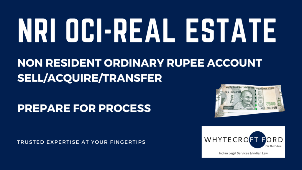 NRO Account - NRI OCI Real Estate