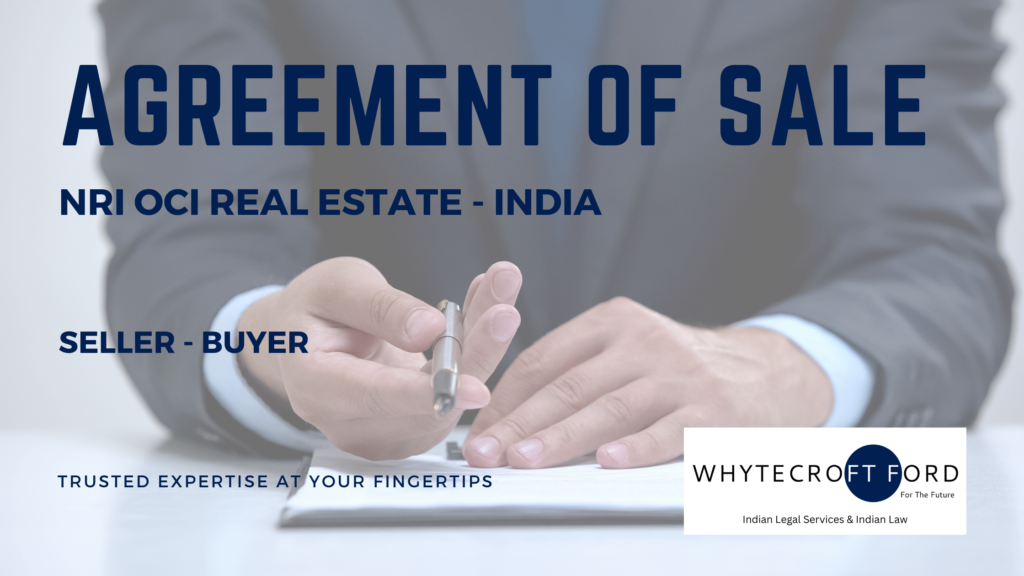 Agreement of Sale - NRI OCI