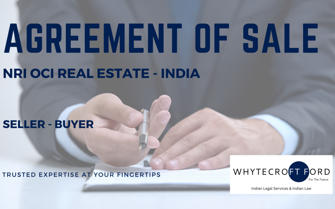 Agreement of Sale – NRI OCI Real Estate