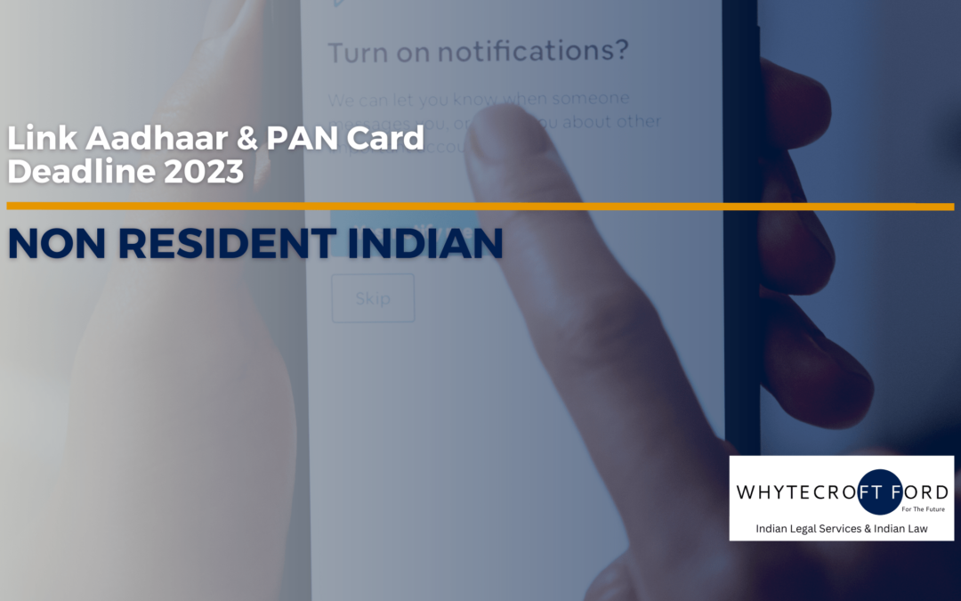 Link Aadhaar PAN – Deadline 2023 NRI