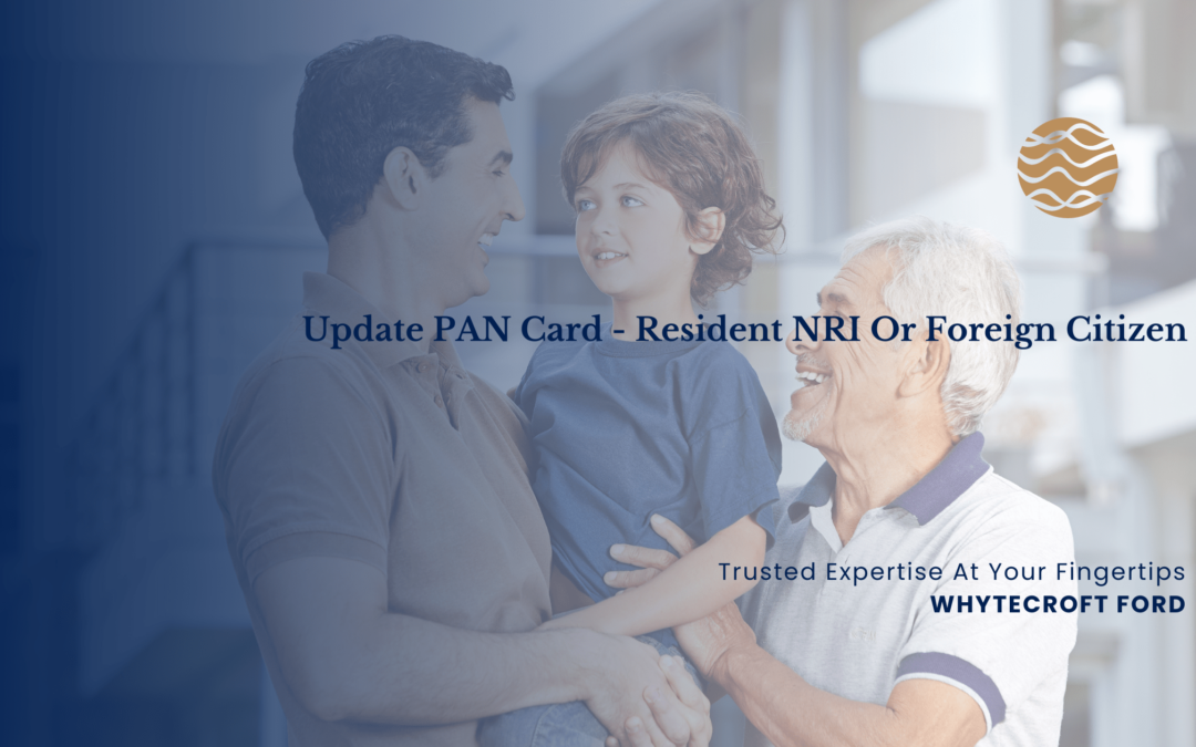 Update PAN Card from Resident to NRI