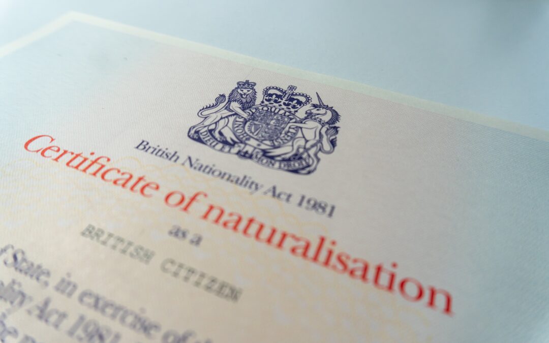 What is a UK Naturalisation Certificate? 