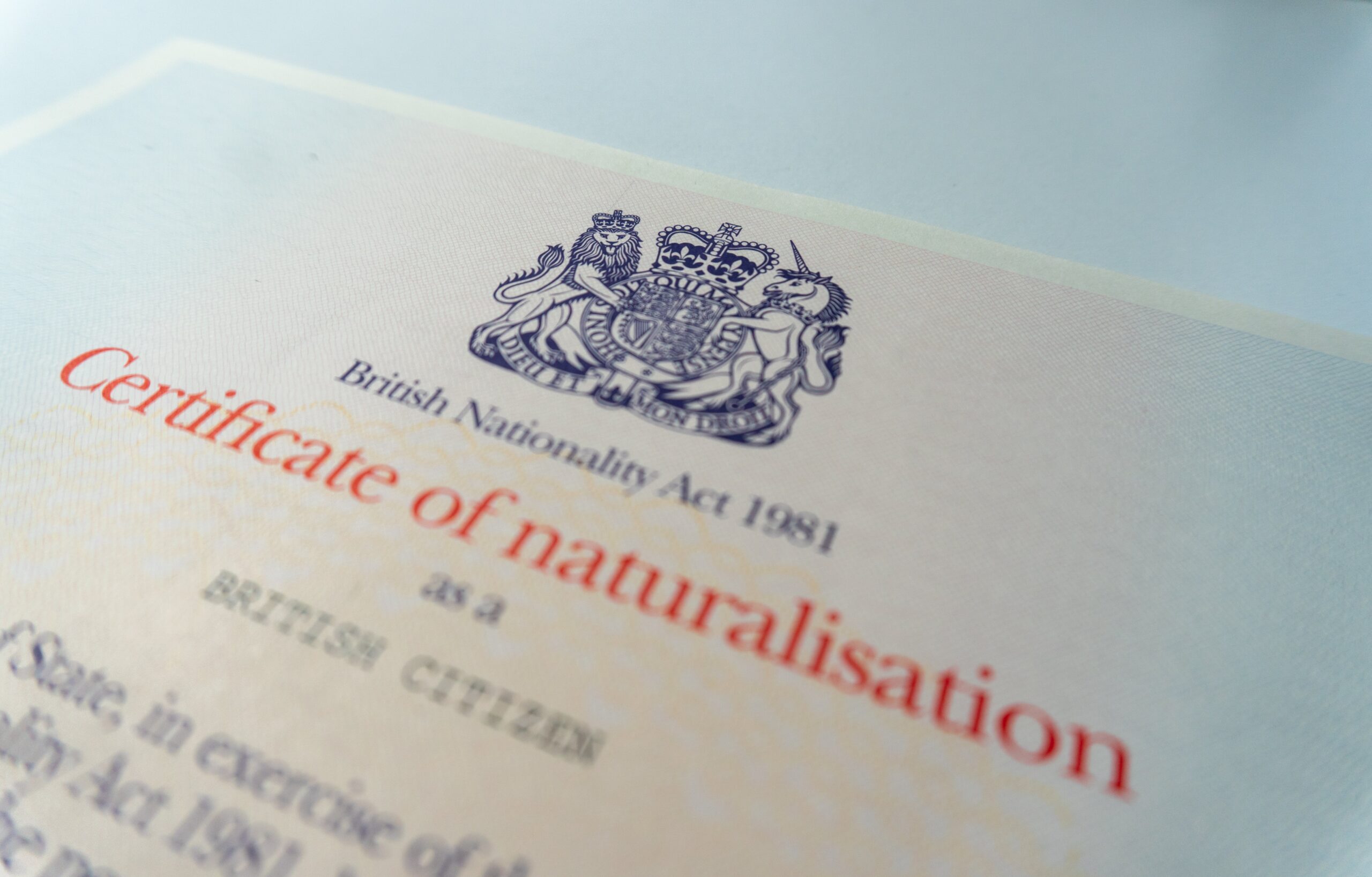 what-is-a-uk-naturalisation-certificate