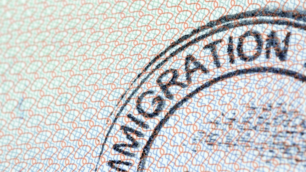 UK Visa Vignette Stamp